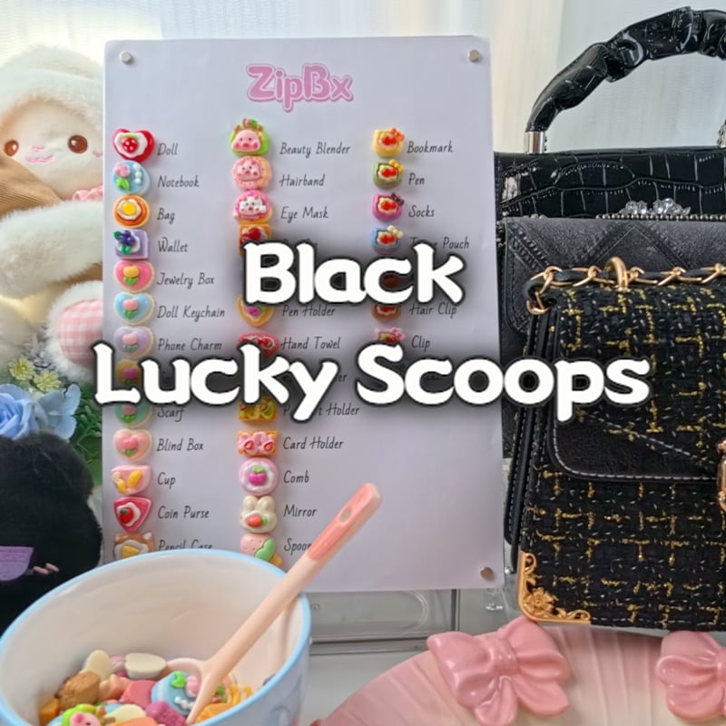 【Black LUCKY SCOOPS】– Surprise Capsule Pack