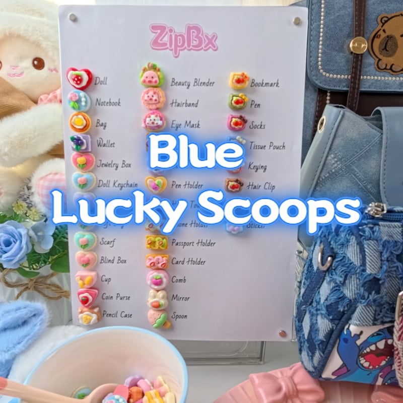 【Blue LUCKY SCOOPS】– Surprise Capsule Pack
