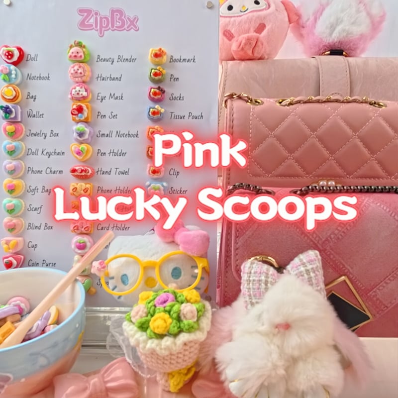 【Pink LUCKY SCOOPS】– Surprise Capsule Pack